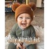 imageFURTALK Baby Beanie Infant Newborn Toddler Winter Hat Double Pom Pom Warm Knit Cap for Girls BoysDark Greykhakicaramel