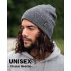 imageFURTALK Beanie Hat for Men Women Winter Hats for Women Men Soft Warm Unisex Cuffed Beanie Knitted Skull CapBlackWhite