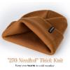 imageFURTALK Beanie Hat for Men Women Winter Hats for Women Men Soft Warm Unisex Cuffed Beanie Knitted Skull CapCamel