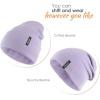 imageFURTALK Beanie Hat for Men Women Winter Hats for Women Men Soft Warm Unisex Cuffed Beanie Knitted Skull CapDusk Purple