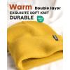 imageFURTALK Beanie Hat for Men Women Winter Hats for Women Men Soft Warm Unisex Cuffed Beanie Knitted Skull CapYellow