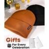 imageFURTALK Beanie Hat for Women Men Winter Hat Womens Cuffed Beanies Knit Skull Cap Warm Ski HatsDark Orange Mixed