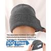 imageFURTALK Beanie for Men Women Cuffed Thick Knitted Unisex Winter Hat Beanies Skull CapDark Grey