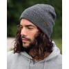 imageFURTALK Beanie for Men Women Cuffed Thick Knitted Unisex Winter Hat Beanies Skull CapDark Grey