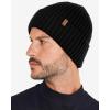 imageFURTALK Double Layer Winter Hats for Men Women Beanie Thick Cuffed Warm Ski HatsBlackbrown
