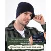 imageFURTALK DoubleLayer Beanie Hats Men Women Ultra Soft Stretchy Cuffless Winter Hat Unisex Warm Thick Beanie Cap Winter HatNavy