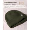 imageFURTALK DoubleLayer Beanie for Men Women Ultra Soft Stretchy Knit Winter Hat Unisex Cold Weather Beanie HatGreen