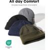 imageFURTALK Fisherman Beanie for Men Women  Knitted Unisex Winter Hat with Stretchy Comfort Outdoor AllDay WarmthBlackgreygreennavy