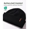 imageFURTALK Fisherman Beanie for Men Women 2 Styles Cuffless or Cuffed Knitted Unisex Winter Hat Outdoor AllDay WarmthBlack