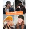 imageFURTALK Fisherman Beanie for Men Women Sytlish Short Cuff Knittet Watch Cap Winter HatsBlack