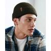 imageFURTALK Fisherman Beanie for Men Women Sytlish Short Cuff Knittet Watch Cap Winter HatsGreen