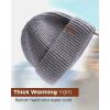 imageFURTALK Fisherman Beanie for Men Women Sytlish Short Cuff Knittet Watch Cap Winter HatsGrey