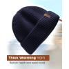 imageFURTALK Fisherman Beanie for Men Women Sytlish Short Cuff Knittet Watch Cap Winter HatsNavy