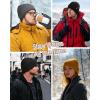 imageFURTALK Mens Beanie Fleece Lined Winter Hats Double Layered Stylish Knited Cuffed Plain HatKhaki