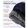 imageFURTALK Mens Beanie Fleece Lined Winter Hats Double Layered Stylish Knited Cuffed Plain HatNavy
