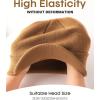 imageFURTALK Mens Beanie with Brim Thick Knitted Acrylic Beanie for Men Women Warm Outdoor Winter HatCamel