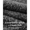 imageFURTALK Scarf for Women Men Soft Warm Cashmere Feel Blanket Scarf Pashmina Shawl Winter Thick Womens ScarvesDark Grey