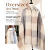 imageFURTALK Scarf for Women Winter Chunky Scarf Womens Shawl Large Oversized Scarves Wraps Gifts for WomenBeige