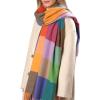 imageFURTALK Scarf for Women Winter Chunky Scarf Womens Shawl Large Oversized Scarves Wraps Gifts for WomenRainbow