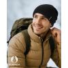imageFURTALK Winter Beanie Hat Men Women Fleece Lining Winter Hats Windproof Knitted Warm Stretchable Cuffless BeanieBlack