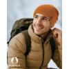 imageFURTALK Winter Beanie Hat Men Women Fleece Lining Winter Hats Windproof Knitted Warm Stretchable Cuffless BeanieBrown
