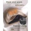 imageFURTALK Winter Beanie Hat Men Women Fleece Lining Winter Hats Windproof Knitted Warm Stretchable Cuffless BeanieKhaki