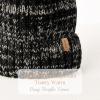 imageFURTALK Winter Beanie Hats for Women Fleece Lined Pom Pom Knitted Warm Beanie Caps13black Gray