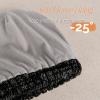 imageFURTALK Winter Beanie Hats for Women Fleece Lined Pom Pom Knitted Warm Beanie Caps13black Gray