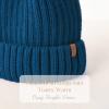 imageFURTALK Winter Beanie Hats for Women Fleece Lined Pom Pom Knitted Warm Beanie Caps17wood Blue