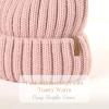 imageFURTALK Winter Beanie Hats for Women Fleece Lined Pom Pom Knitted Warm Beanie CapsPink