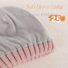 imageFURTALK Winter Beanie Hats for Women Fleece Lined Pom Pom Knitted Warm Beanie CapsPink