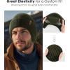 imageFURTALK Winter Beanie Hats with Earflap for Men Warm Fleece Line Knitted Outdoor CapsGreen