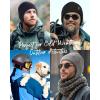 imageFURTALK Winter Beanie Hats with Earflap for Men Warm Fleece Line Knitted Outdoor CapsNavy