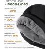 imageFURTALK Winter Hats for Men Women Fleece Lined Beanie Warm Cuffed Outdoor Skull CapBlack