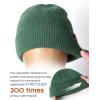imageFURTALK Winter Hats for Men Women Fleece Lined Beanie Warm Cuffed Outdoor Skull CapGreen