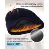 imageFURTALK Winter Hats for Men Women Fleece Lined Beanie Warm Cuffed Outdoor Skull CapNavy