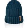 imageFURTALK Winter Hats for Women Fleece Lined Beanie Knit Chunky Womens Snow CapDark Blue