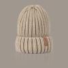 imageFURTALK Winter Hats for Women Fleece Lined Beanie Knit Chunky Womens Snow CapKhaki