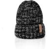 imageFURTALK Winter Hats for Women Fleece Lined Beanie Knit Chunky Womens Snow CapMix Black