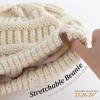 imageFURTALK Winter Hats for Women Fleece Lined Knit Beanie Hats Slouchy Warm Beanies Ski Skull CapBeige