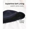 imageFURTALK Winter Knit Beanie Hat Sacrf Touch Screen Gloves Set Soft Fleece Lining Warm Beanie Unisex Winter SetNavy Blue