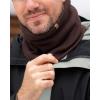 imageFURTALK Winter Neck Warmer Men Ski Neck Gaiter Scarf For Men Women Thick Warm Fleece Windproof ScarvesCoffee