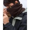 imageFURTALK Winter Neck Warmer Men Ski Neck Gaiter Scarf For Men Women Thick Warm Fleece Windproof ScarvesCoffee