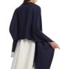 imageFURTALK Winter Scarf for Women Pashmina Shawl Wraps Cashmere Feel Warm Fashion Blanket Scarves Gifts02blue Navy