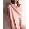 imageFURTALK Winter Scarf for Women Pashmina Shawl Wraps Cashmere Feel Warm Fashion Blanket Scarves Gifts09baby Pink