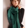imageFURTALK Winter Scarf for Women Pashmina Shawl Wraps Cashmere Feel Warm Fashion Blanket Scarves Gifts19green