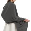 imageFURTALK Winter Scarf for Women Pashmina Shawl Wraps Cashmere Feel Warm Fashion Blanket Scarves GiftsGrey