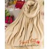 imageFURTALK Winter Scarf for Women Pashmina Shawl Wraps Cashmere Feel Warm Fashion Blanket Scarves GiftsLight Khaki