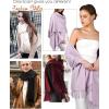 imageFURTALK Winter Scarf for Women Pashmina Shawl Wraps Cashmere Feel Warm Fashion Blanket Scarves GiftsLight Lavender