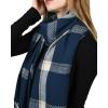imageFURTALK Winter Scarf for Women Shawl Cashmere Feel Tassel Plaid Large Oversized Scarves WrapsNavy Blue